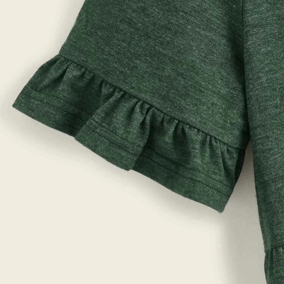 Plus Ruffle Cuff Smock Dress - Picture 3 of 6